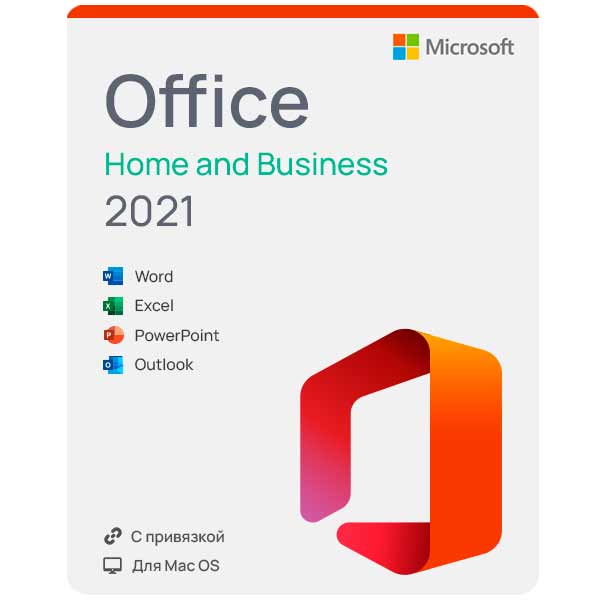 Купить Microsoft Office 2021 для Дома и Бизнеса for Mac OS