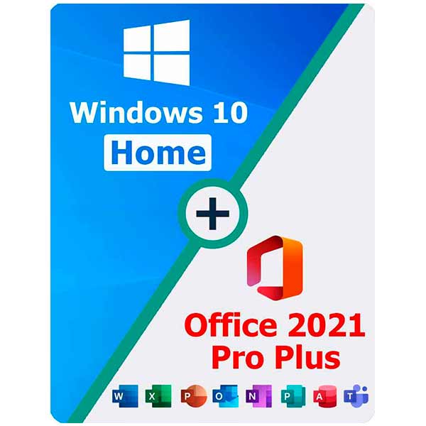 Купить Windows 10 Home + Office 2021 Pro Plus