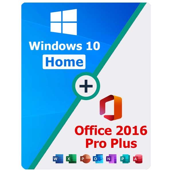 Купить Windows 10 Home + Office 2016 Pro Plus